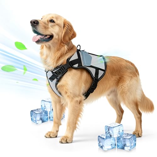 Harnyles Cooling Dog Vest Large Adjustable Padded Harness