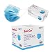 2000 PCS SunnyCare Blue Disposable Face Masks 3-Ply Filter Earloop Mouth Cover, Face Mask 50pcs/Box;40boxes/case