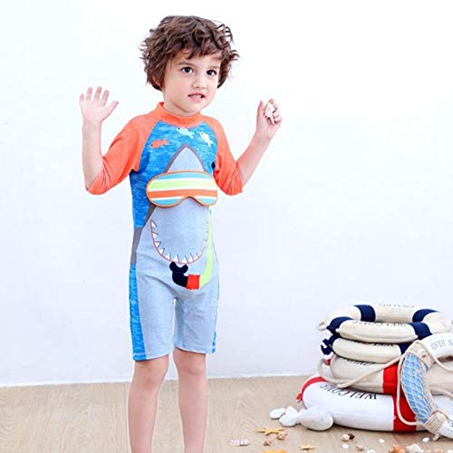 YIJU Criança Swimsuit de Uma Peça Trajes de Natação de Secagem Rápida de Manga Curta Criança de Prot
