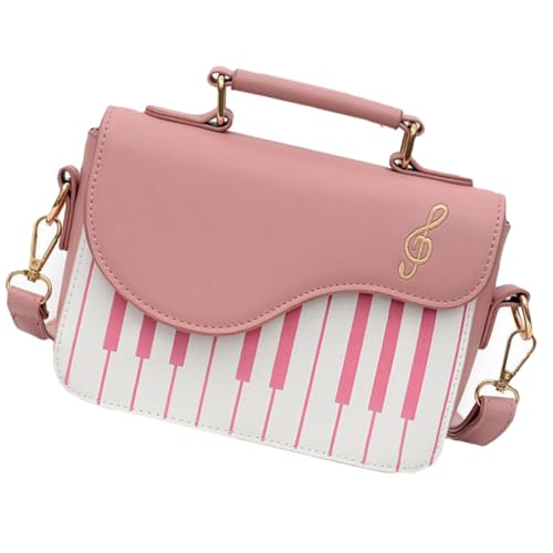 Paquet bandoulière chic pour femme petit carré rose PU