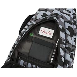 Fender® »FE920 CAMO ELECTRIC GUITAR GIG BAG« Housse de transport pour guitare électrique – Couleur: Winter Camo - Les Beatles, Paul McCartney, John Lennon, RIngo Starr, George Harrison Fender® »FE920 CAMO ELECTRIC GUITAR GIG BAG« Housse de transport pour guitare électrique - Couleur: Winter Camo – Image 6
