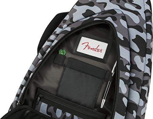 Fender® »FE920 CAMO ELECTRIC GUITAR GIG BAG« Housse de transport pour guitare électrique – Couleur: Winter Camo - Les Beatles, Paul McCartney, John Lennon, RIngo Starr, George Harrison Fender® »FE920 CAMO ELECTRIC GUITAR GIG BAG« Housse de transport pour guitare électrique - Couleur: Winter Camo – Image 7