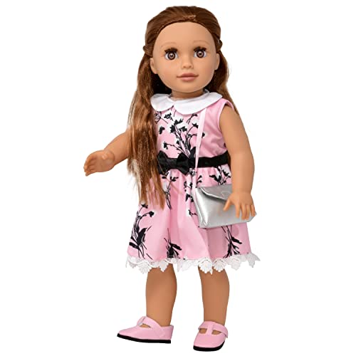 Gift Boutique 18 Inch Girl Doll, Poseable Fashion Doll With Fine Hair For Styling, Clothes, Shoes, Purse And Accessories, Princess Doll For Girls And Kids #TOP3