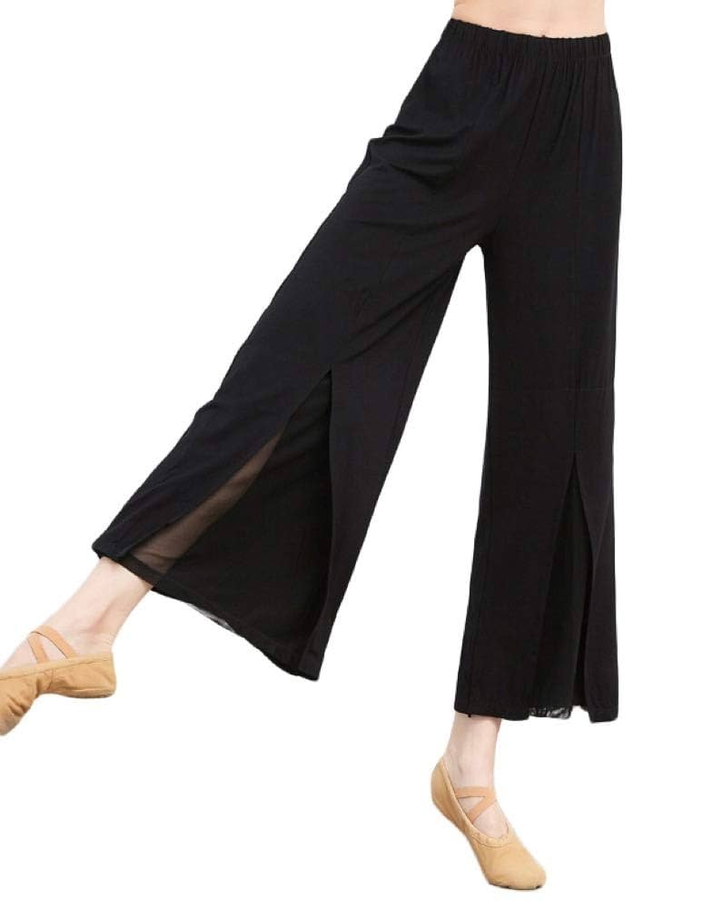 社交ダンス 綺麗め 脚長効果 ダンスパンツ サルサ バレエ c263-e1.jpg