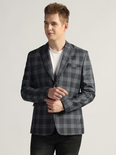Image of TAHVO Tweed Blazer for Men - Formal & Casual Winter Wear Blazer