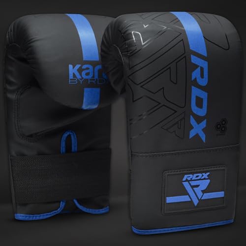 RDX Boxhandschuhe für Kickboxen und Muay Thai Training, Maya Hide Leder Kara Boxsack Handschuhe für Kampfsport, Sparring, Boxen, MMA, Punchinghandschuhe für Fitness Stanzen, Sandsack