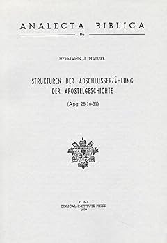 Paperback Strukturen Der Abschlusserzahlung Der Apostelgeschichte: (Apg. 28,16-31) [German] Book