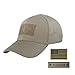 Condor Flex Tactical Cap (Tan, L/XL) + 2 FREE Velcro Flag Patches