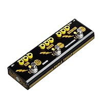 【Donner X Third Man Hardware】Triple Threat, is an analog multi-effects pedal designed by Third Man Hardware and manufactured by Donner. Classical Third Man colourway and quality design, ideal for various shows. 【Multi Effects Pedal】Combined DISTORTIO...
