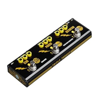 【Triple Threat Effects Pedal】Triple Threat, is an analog multi-effects pedal designed by Third Man Hardware and manufactured by Donner. Classical Third Man colourway and quality design, ideal for various shows. 【Multi Effects Pedal】Combined DISTORTIO...
