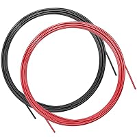 Lot de 2 câbles de rechange pour câble à sauter PrimaFIT Pro Speed pour Crossfit, Fitness et Boxe, fils en acier inoxydable avec gaine en PVC - 3 mm de diamètre, 3 Lot de 2 câbles de rechange pour câble à sauter PrimaFIT Pro Speed pour Crossfit, Fitness et Boxe, fils en acier inoxydable avec gaine en PVC - 3 mm de diamètre, 3