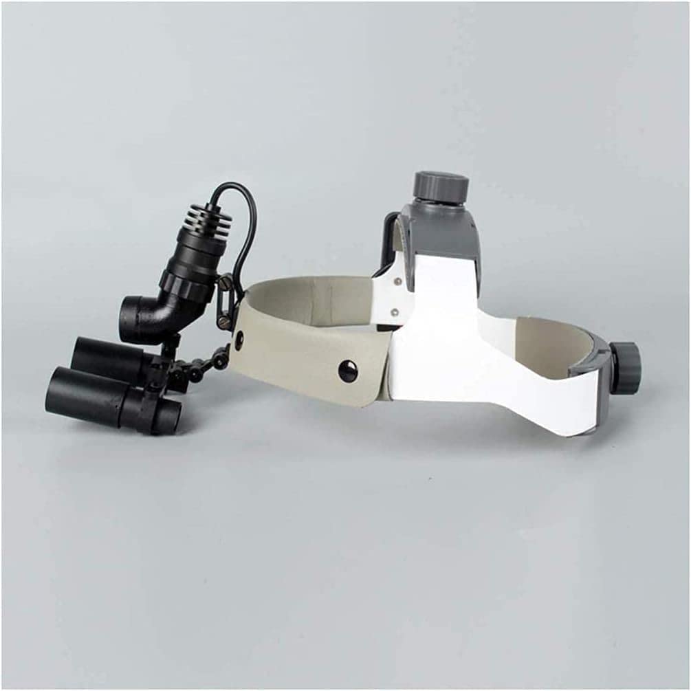 Kopfbandlupe, Beleuchtete Kopfbandlupe, Zahnärztliche Op-Kopfbandlupe Mit Led-Beleuchtung, Hno-Lupe, Hd-Op-Brille, Lupe Jewele