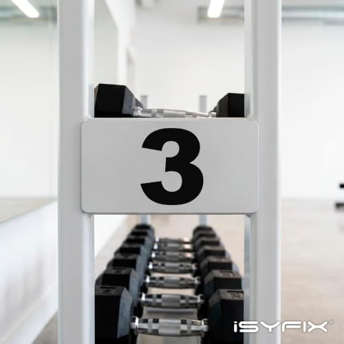 iSYFIX Black Vinyl Number 6 (Six) Stickers, 6 Inch, 6 Pack, Self Adhesive by iSYFIX - Used condition - Image 8