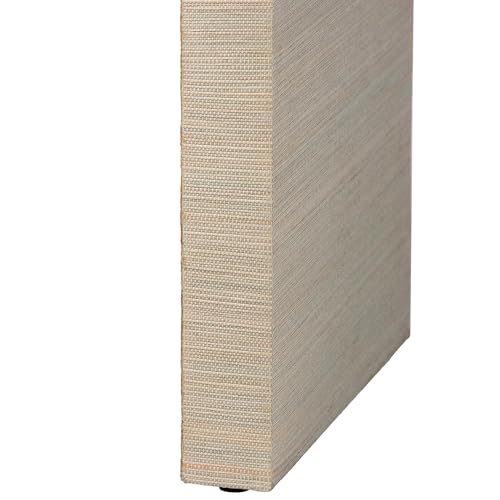 bali & pari Cielo Bohemian Woven Natural Grasscloth 3-Drawer Console Table by bali & pari - Image 7