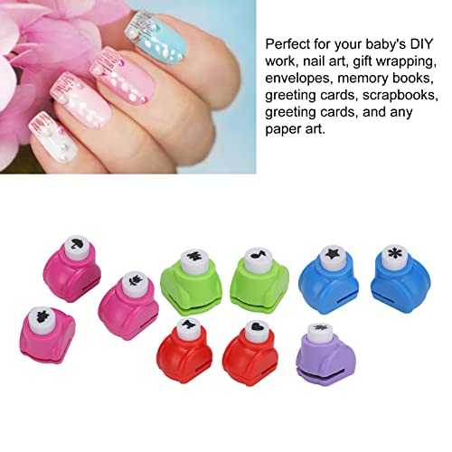 Fabater Crafts Hole Punch Set 10Pcs 10 Pattern Paper Puncher for Scrapbooking, Portable Multipurpose Hole Punchers for Paper, Card Making, Journaling DIY Craft Tools with Hollow - Image 7