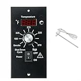 BAC236-B Tableau de contrôle de thermostat numérique de rechange pour barbecue à granul...