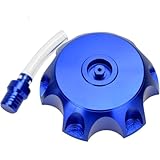 Laroal Tankdeckel, Motorrad-CNC-Aluminium-Tankdeckel für verbesserte Leistung und Haltbarkeit, Blau