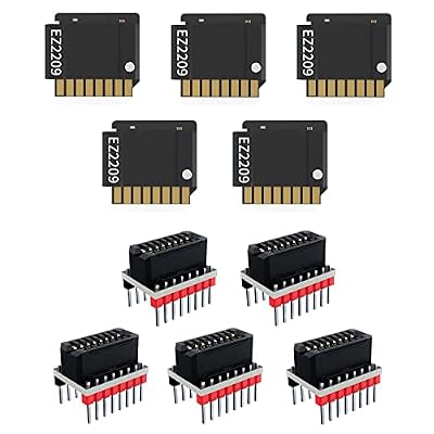 BIGTREETECH New Upgrade EZ2209 Stepper Motor Driver with EZ-Driver Connection V1.0 Support UART Mode for SKR V1.4 Turbo, SKR 2, SKR 3 SKR Pro V1.2, Octopus, Octopus Pro 3D Controller Board 5 Sets