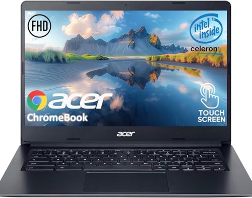 Chromebook PC Portable acer Écran Tactile Finition Noir Anthracite Autonomie Longue Durée 14"
