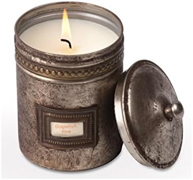 Cafe Tin Grapefruit Pine Candle 9oz