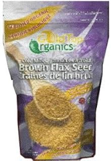 Flax Seed Meal (Ground)-Organic Brown (500g=1.1LB) Brand: Gold Top
