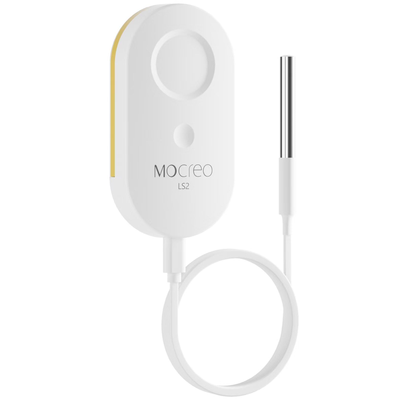 MOCREO LS2 Thermometer mit großer Reichweite, wasserdichte Sonde, App-E-Mail-Benachrichtigung, 2-Jahres-Datenprotokoll, Ferntemperatursensor für Kühlschrank, Wohnmobil, Pool