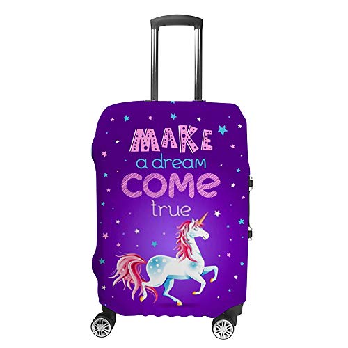 Housse pour valise motif licorne anti-rayure contre les chocs