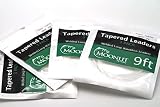 Moonlit Welded Loop Mono 9ft Tapered Leaders for Fly Fishing (4X)