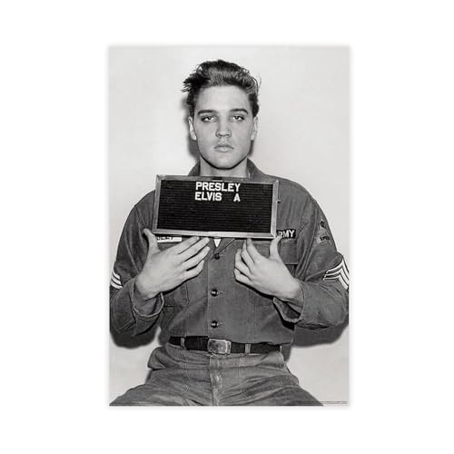 CSESTCGN Poster sur toile de chanteur Elvis Presley – Décoration murale pour salon, chambre à coucher – 60 x 90 cm - Les Beatles, Paul McCartney, John Lennon, RIngo Starr, George Harrison CSESTCGN Poster sur toile de chanteur Elvis Presley - Décoration murale pour salon, chambre à coucher - 60 x 90 cm