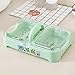 Produktbild ROTOOY Seifenschalesoap Dishes   Tragbare Seifenschalen   Creative Soap Box Über Double Body Large Capacity Seifenkiste Deckelablauf Handmade Soap Box @ A