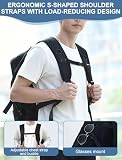YOKGO Bagaż Podręczny 40x30x20 Plecak, 24-30L Rozkładany 40x30x25 Plecak Podróżny Męski i Damski do Ryanair, Eurowings, Wizzair, Vueling,Cabin Travel Backpack do Pracy, Biznesu i Podróży, Różowy