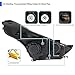 SPEC-D TUNING Glossy Black Smoke LED Projector Headlights w/Sequential LED Signals Compatible with 2012-2017 Hyundai Veloster, Left + Right Pair Headlamps Assembly