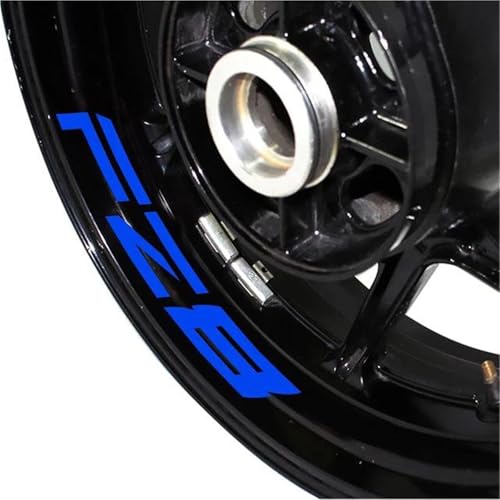 Bande autocollante pour roue Yamaha FZ8 haute visibilité bord épais