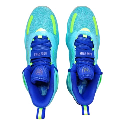 adidas Unisex D.O.N. Issue 3 GCA Basketball Shoe (Pulse Aqua/Bold Blue/Bright Cyan, 9)
