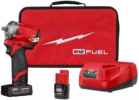 2554-22 for Milwaukee M12 FUEL 12V 3/8" Brushless Cordless Stubby Impact Wrench Kit