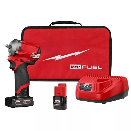 2554-22 for Milwaukee M12 FUEL 12V 3/8" Brushless Cordless Stubby Impact Wrench Kit