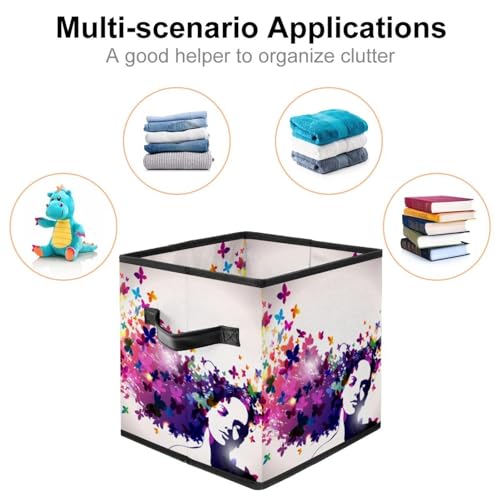 Cube de rangement pliable avec poignées pour optimiser placard et chambre - 3