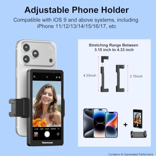 Pantalla Newmowa para directos en TikTok con cámara trasera de iPhone 3