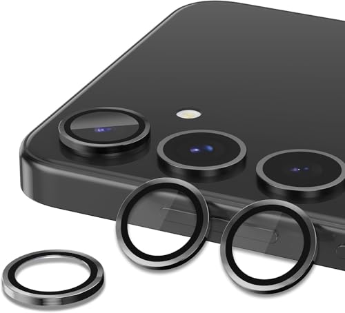 Image of RODMED Premium Camera Lens Protector Compatible For Samsung Galaxy S25 5G (Grey) Camera Lens Protector - 9H Tempered Glass, Military-Grade Anti-Scratch, Case-Friendly, Easy Install Frame