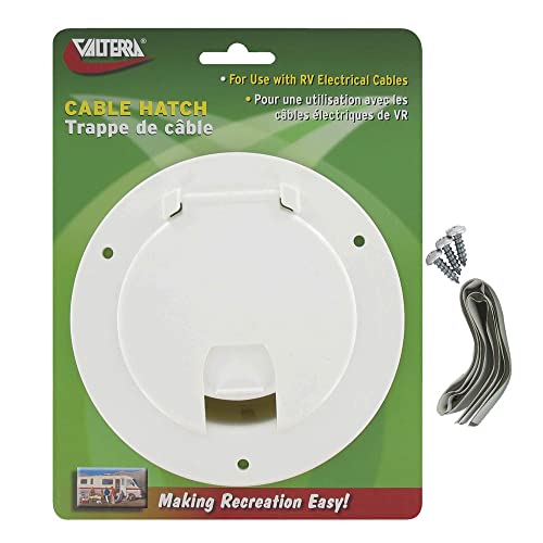 Valterra A10-2135VP White Large Round Cable Hatch