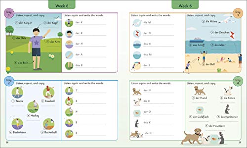 German for Everyone Junior 5 Words a Day: Learn and Practise 1,000 German Words - Image 6