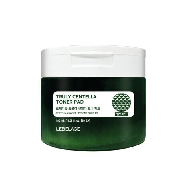 LEBELAGE Hassas Ciltler İçin Centella Tonikli Ped Truly Centella Toner Pad 60 adet