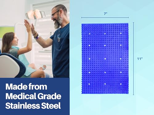 ARTMAN INSTRUMENTS Silicone Mat 7"X11" Blue for 20 Instruments Autoclave Sterilization Cassette Tray Surgical Dental - Thumbnail 7