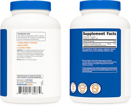 Nutricost Magnesium Complex Capsules - Image 4