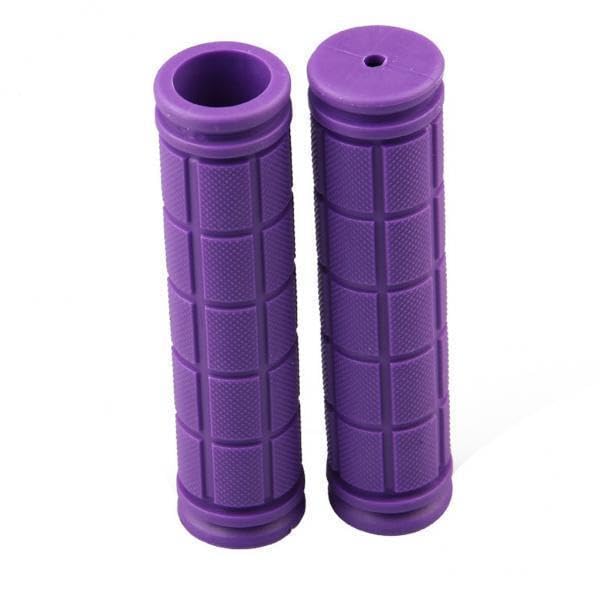 CALANDIS™ 2xAnti-Slip Bike Bicycle MTB Handlebar Grip Soft Rubber Bar Covers Purple | Sporting Goods | Cycling | Bicycle Components & Parts | Handlebar Grips Tape & Pads-image-3