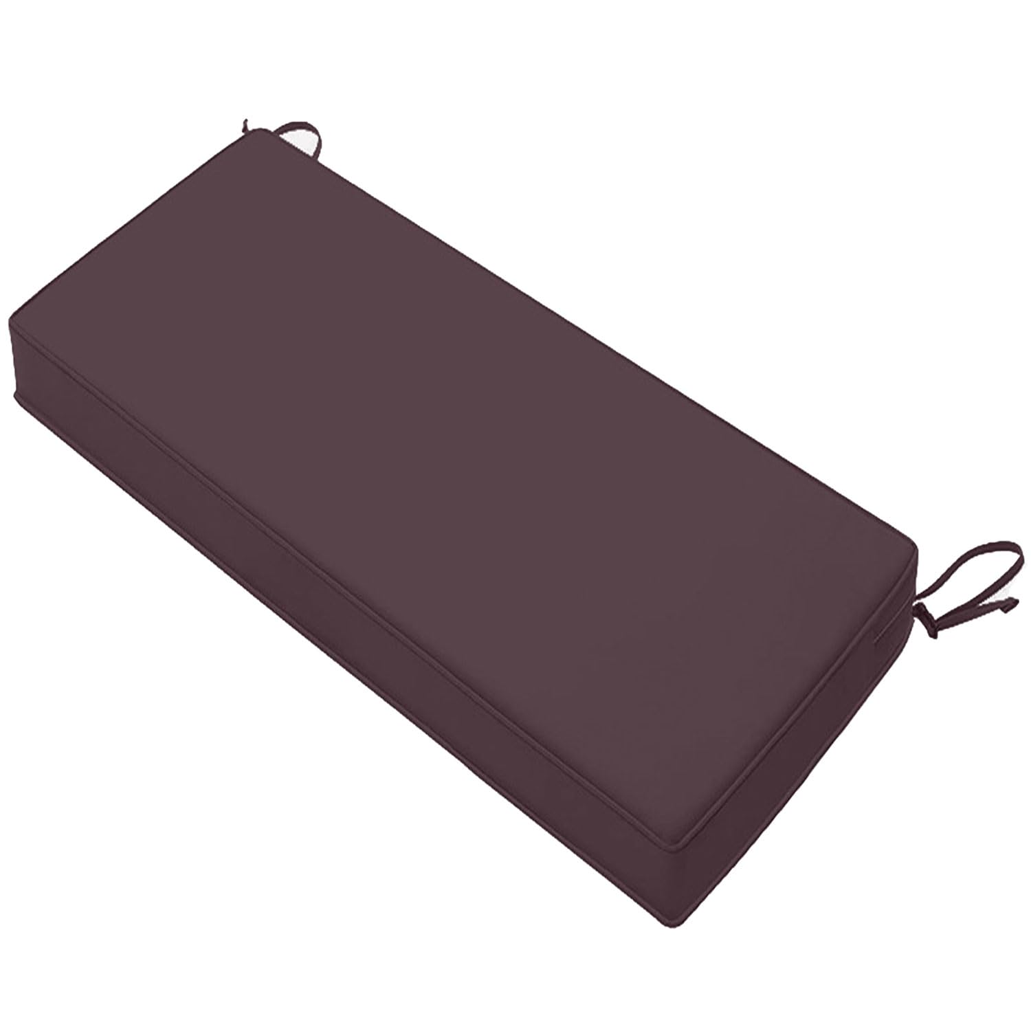 Banc d'extérieur café foncé 99x38 cm antidérapant et résistant pour terrasse