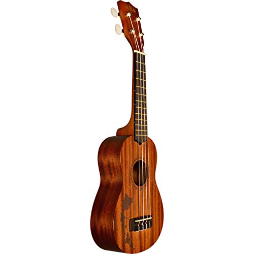 Kala Satin Mahogany Soprano Ukulele with Hawaiian Islands Laser-Etched Design + Snark SN6X Clip-On Ukulele Tuner, GSA70B… - Les Beatles, Paul McCartney, John Lennon, RIngo Starr, George Harrison Kala Satin Mahogany Soprano Ukulele with Hawaiian Islands Laser-Etched Design + Snark SN6X Clip-On Ukulele Tuner, GSA70B… – Image 5