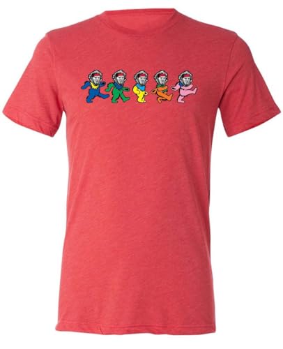 ConeMabel Triblend Bill Walton Boston Portland Dancing Bears Shirt T-Shirt XL Red