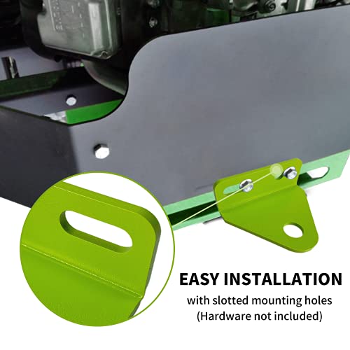 Universal Zero Turn Mower Trailer Hitch - 3/16'' Thick And Heavy Duty Steel Lawn Trailer Hitch Mount (2"-3.3") #TOP4