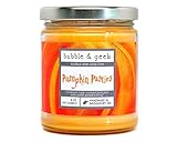 Pumpkin Pasties Scented Soy Candle, Pumpkin Pie and Cinnamon, Bubble and Geek, Handmade Halloween Party Gift